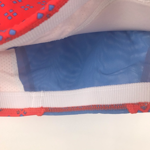 Tory Burch Sport Orange and Light Blue Sports Bral - Picture 8 of 12